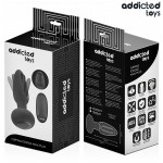 ADDICTED TOYS - ANAL PLUG WITH VIBRATING TONGUE AND REMOTE CONTROL